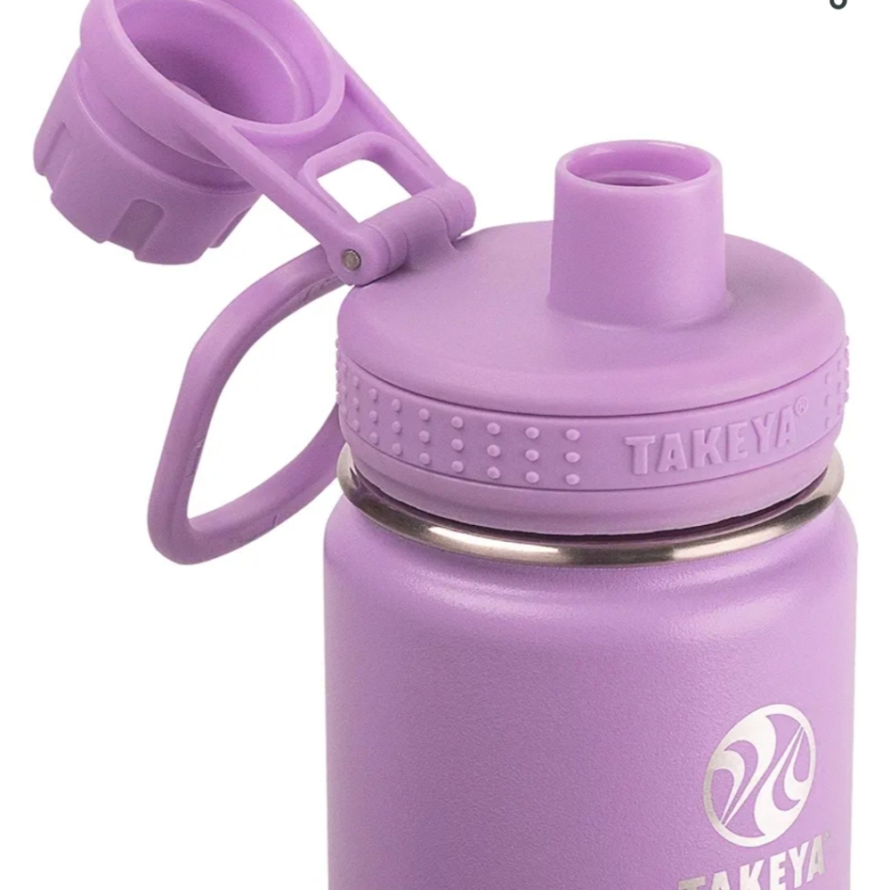 NEW TAKEYA WATER BOTTLE, LILAC PURPLE 24 OZ. Ounces, Insulated. Stainless, Loop